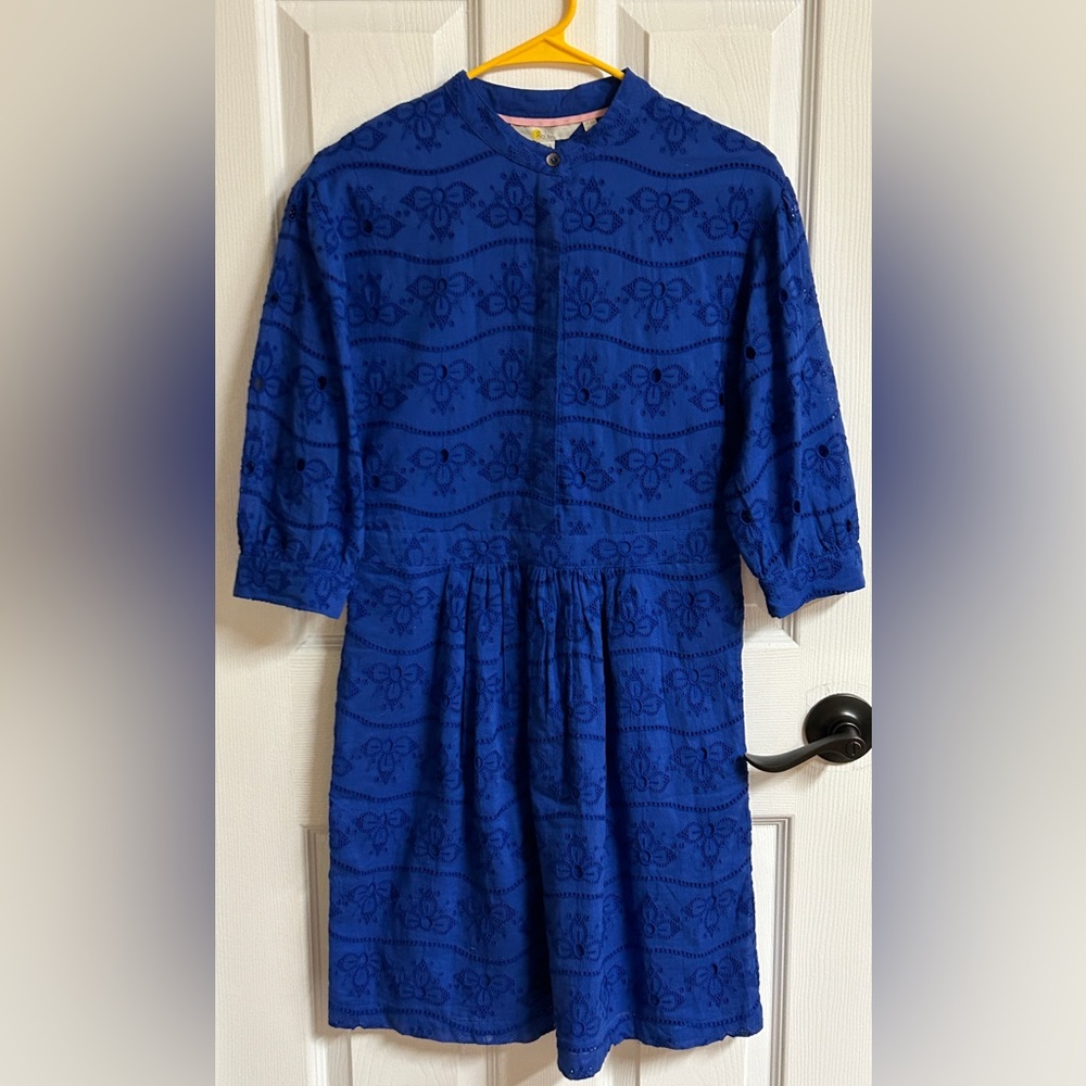 Boden Womens Blue Dress 4 Regular